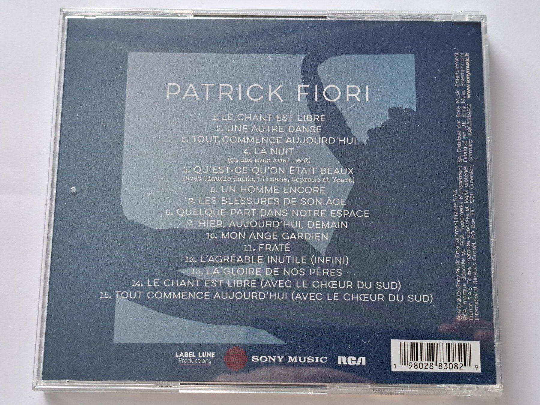 CDs: Cd Patrick Fiori - Le chant est libre – D'occasion à Pully par bro_n52j 1