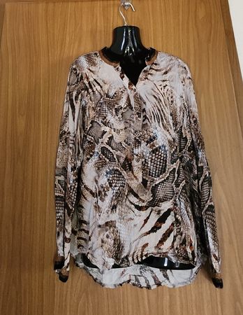 Chemise femme taille 42 Emily Van Den Bergh imprimé python 