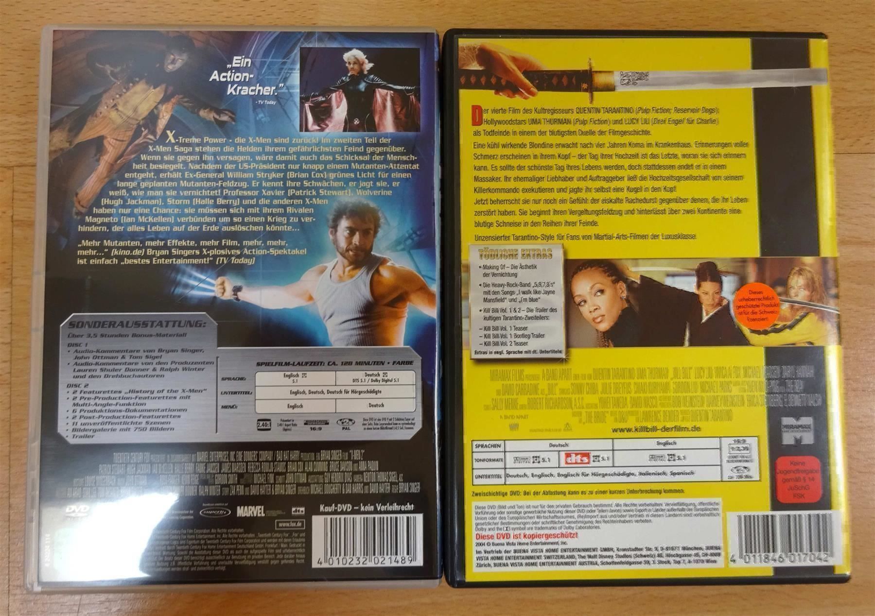 Tutti i DVDs: DVDs - 4 Filme: Hellboy, Triple X, X-Men – Usato da Zofingen venduto da Justizia_01 2