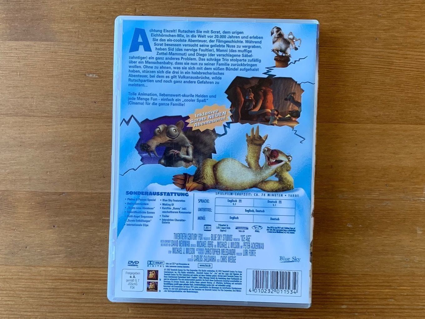 Alle DVDs: Ice Age – Gebraucht aus Stein am Rhein von Karisma78 1