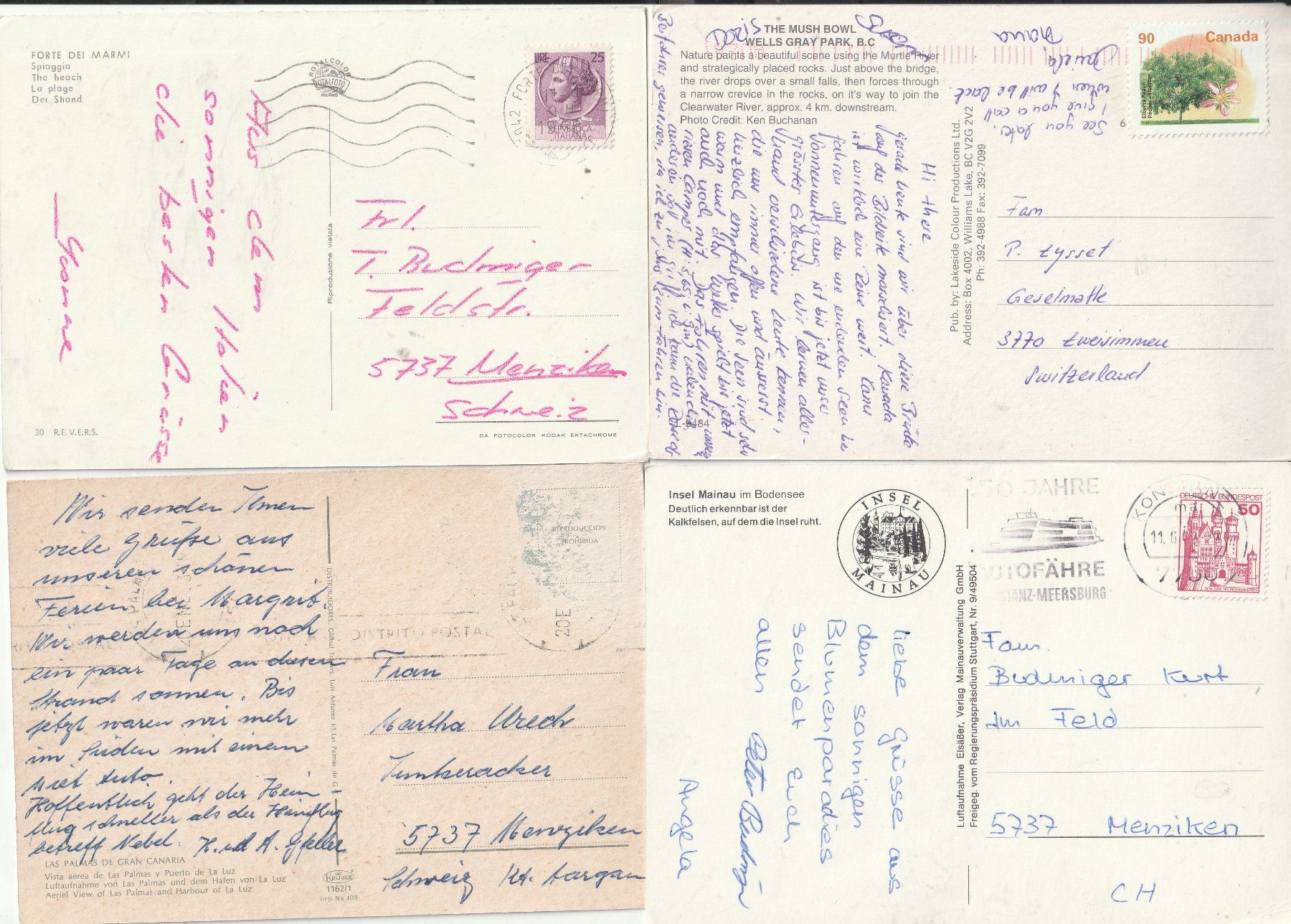 Cartoline postali: 20 Karten Weltweit – Usato da Lumbrein venduto da made02 3