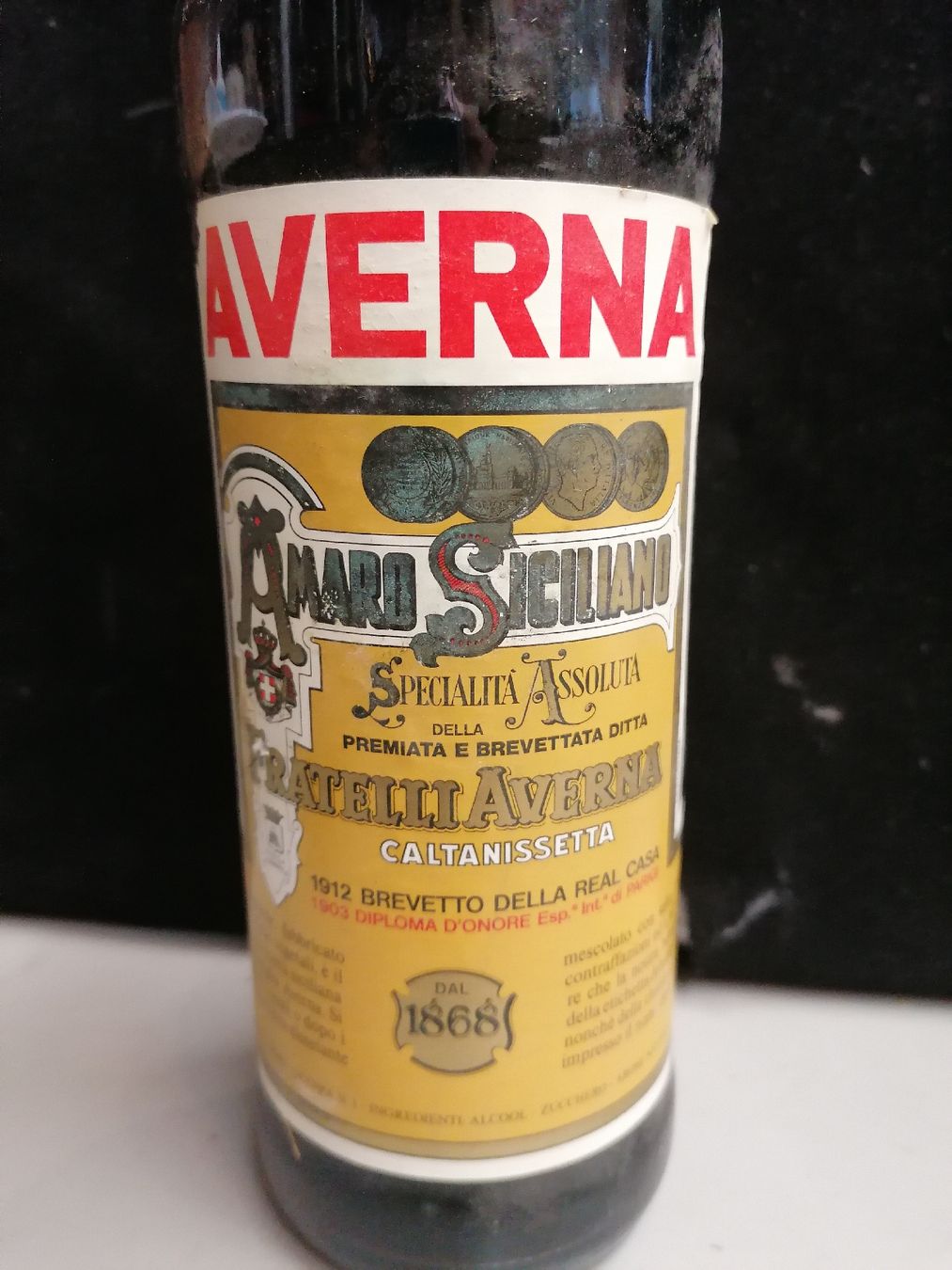 Bevande alcoliche: Amaro Averna, Spécialité Sicilienne. – Nuovo (secondo la descrizione) da Genève venduto da Leboucheoreilles 1