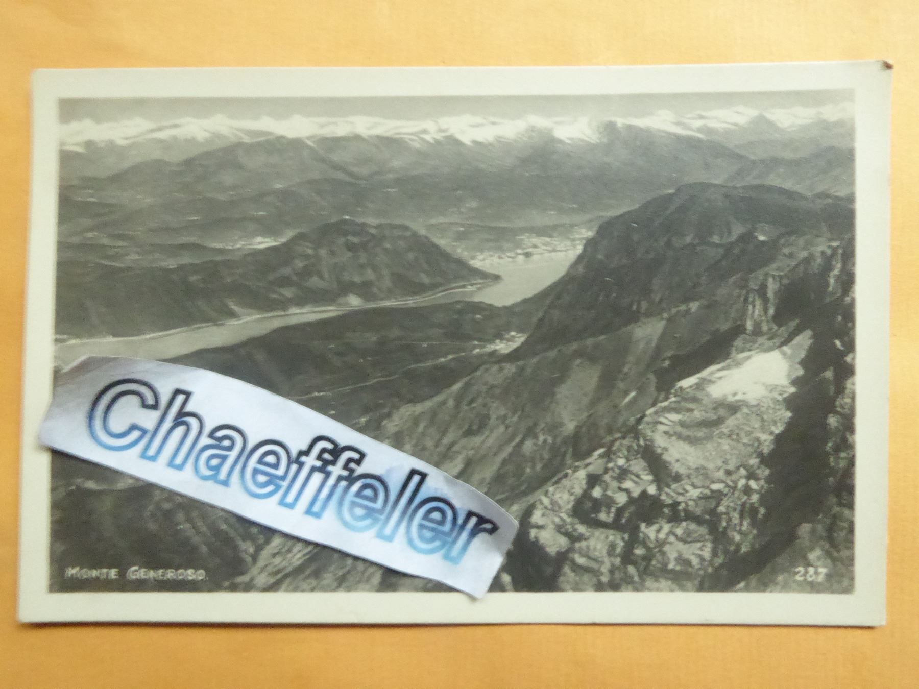 Ansichtskarten: Monte Generoso. – Gebraucht aus Zürich von Chaeffeler