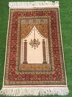 Hereke Seiden Teppich Seidenteppich Gebetsteppich