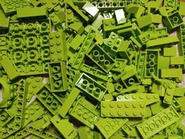 LEGO 150 Verschiedene Grüne Lime Teile -D33