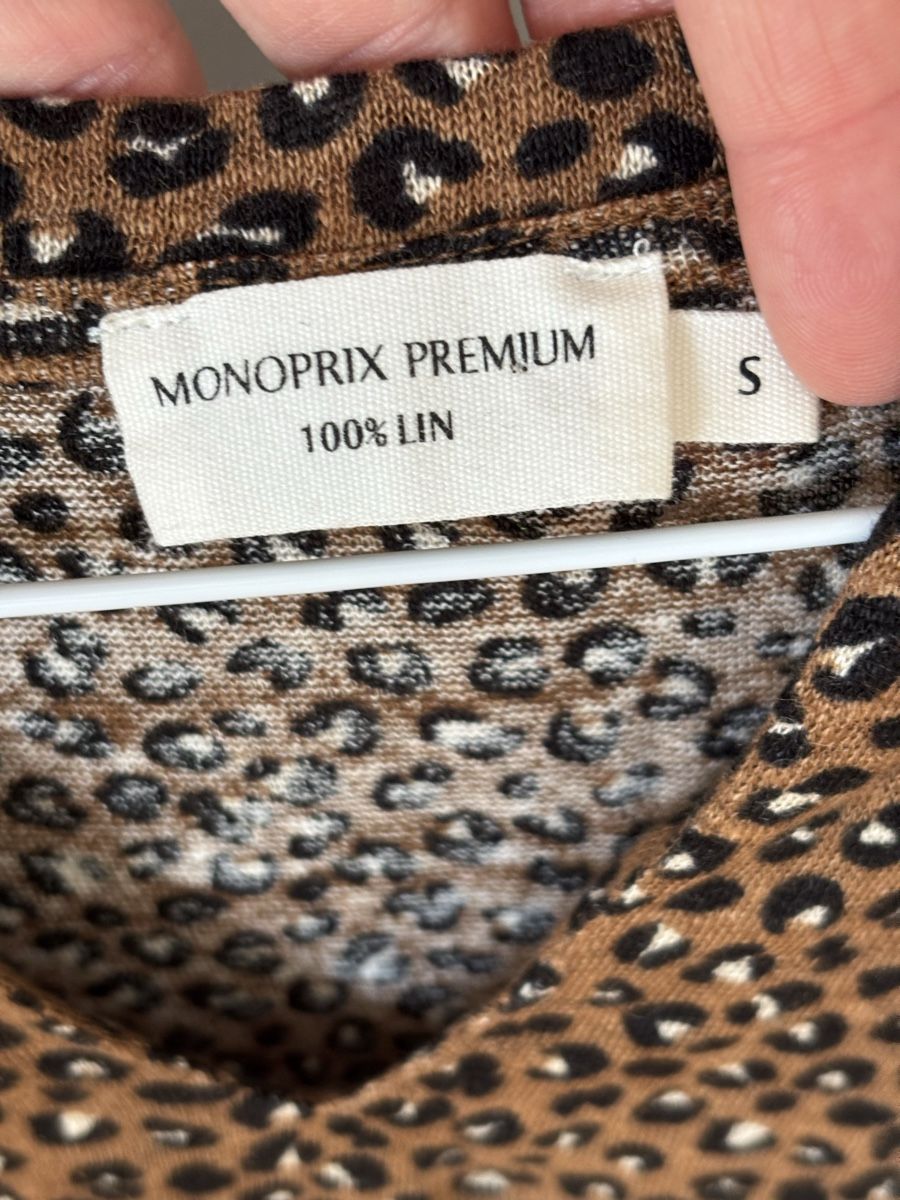 T-Shirts: Monoprix Leopard T-shirt S Linien/lin – Gebraucht aus Fribourg von dafral 1
