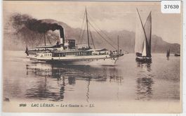 Lac Leman - Le "Geneve" - Dampschiff, Barque