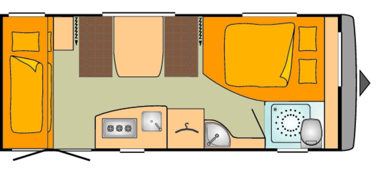 Bürstner Véhicules de camping: Familienwohnwagen Bürstner – D'occasion à Plasselb par Schaller25 9