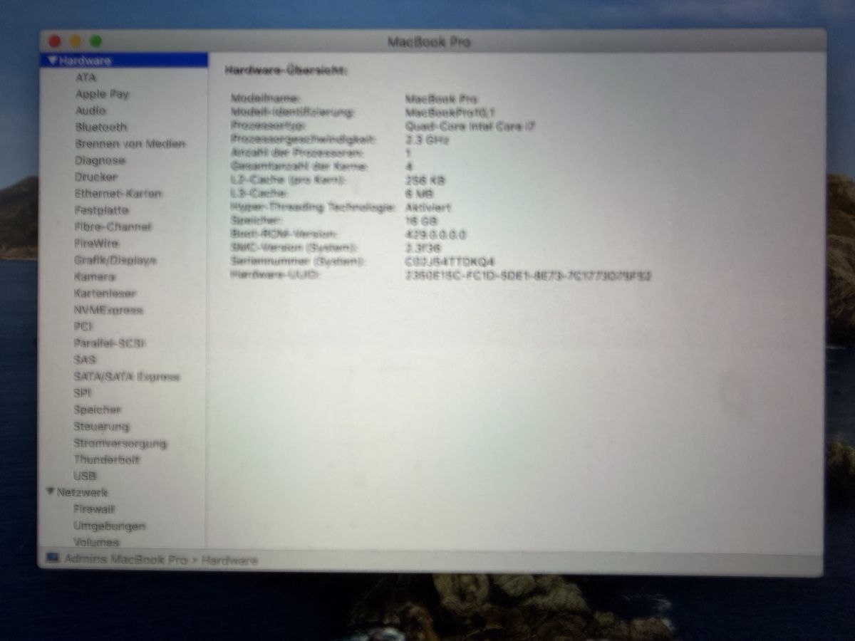 Apple Portables: MacBook pro 15 inch – D'occasion à Dulliken par Erfolgreich05 8