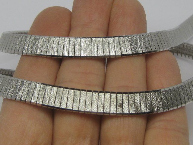 Catenine: Vintage Kette Collier Silber 835 rhodiniert – Usato da Ermatingen venduto da prior_time 1