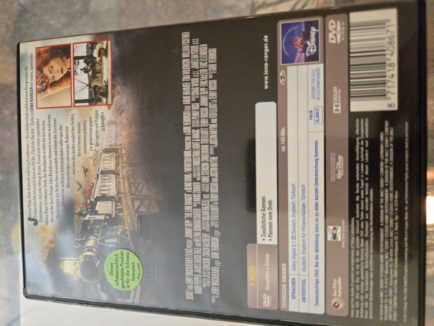 Tutti i DVDs: Lone Ranger DVD – Usato da Bussigny venduto da Kfdlt 1