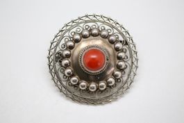 Silber Brosche