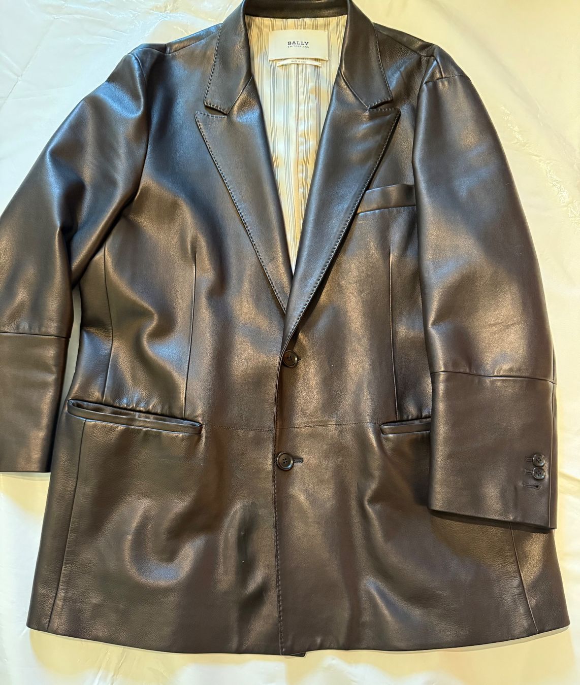 Bally Giacche: Leder Blazer von Bally Gr. 56 – Usato da Pfäffikon ZH venduto da Margot1