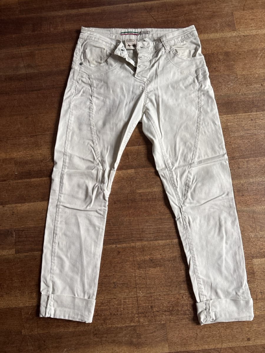 Please Jeans Jeans: Please Jeans eierschale/elfenbein Gr XS – Usato da Boll venduto da naluya