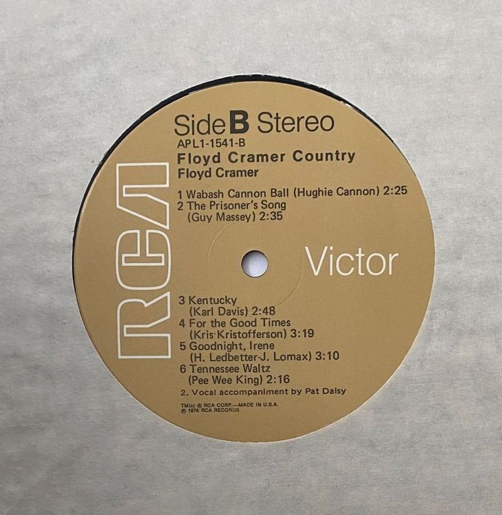 Dischi in vinile: Floyd Cramer, Floyd Cramer Country – Usato da Flums venduto da Empe1 3
