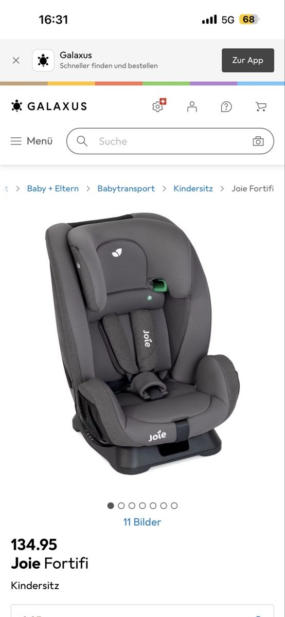 Joie Seggiolini per auto: Kindersitz Joie – Usato da Beromünster venduto da Ana.8 1