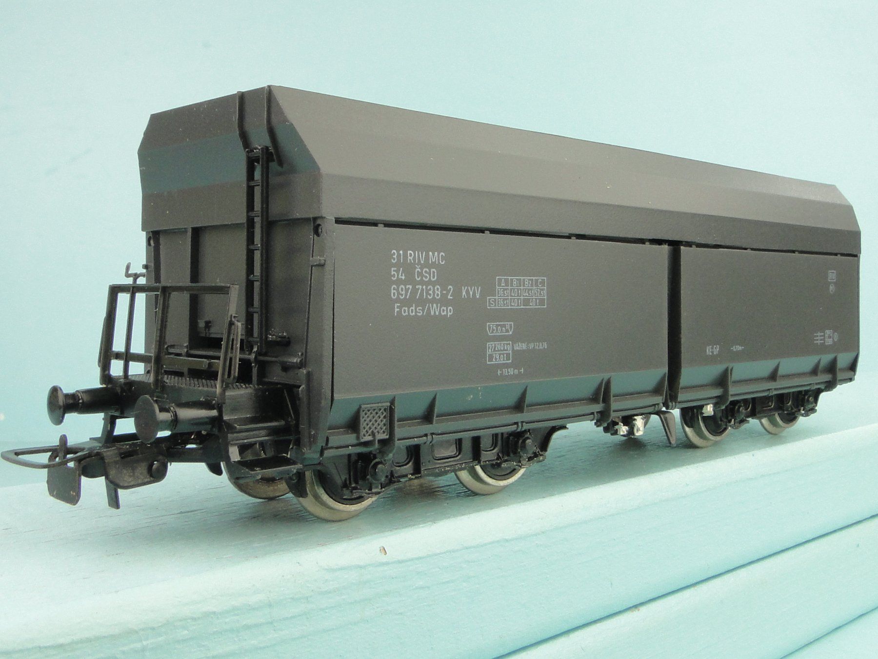 Piko Modellini di ferrovie: Piko H0 CSD Selbstentladewagen – Usato da Bülach venduto da cann11 2