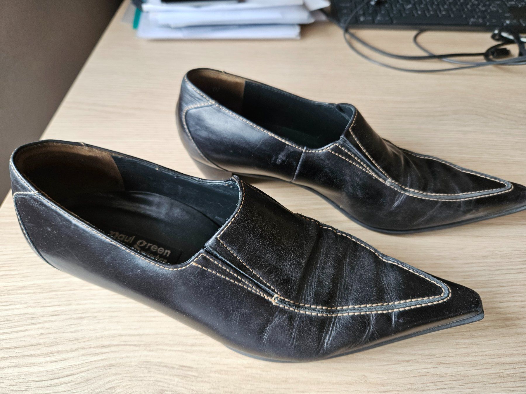 Paul Green Scarpe da donna: Paul Green Gr. 38, schwarz, Leder – Usato da Nänikon venduto da 8610pb 2
