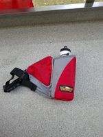 Sporttasche mit Flasche und Reissverschluss Grau Rot