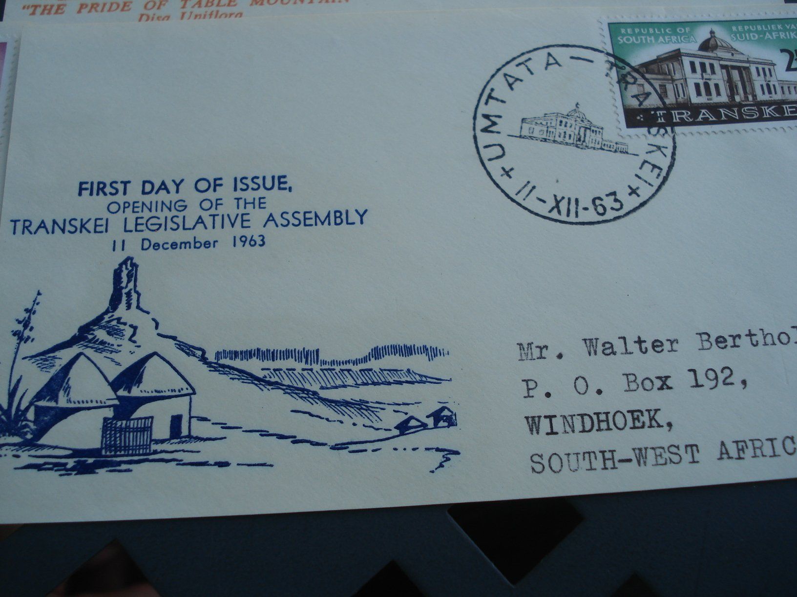 Tutti i francobolli: 5 Briefteile FDC Südafrika 1963 – Usato da Niederwil AG venduto da morostahu 1