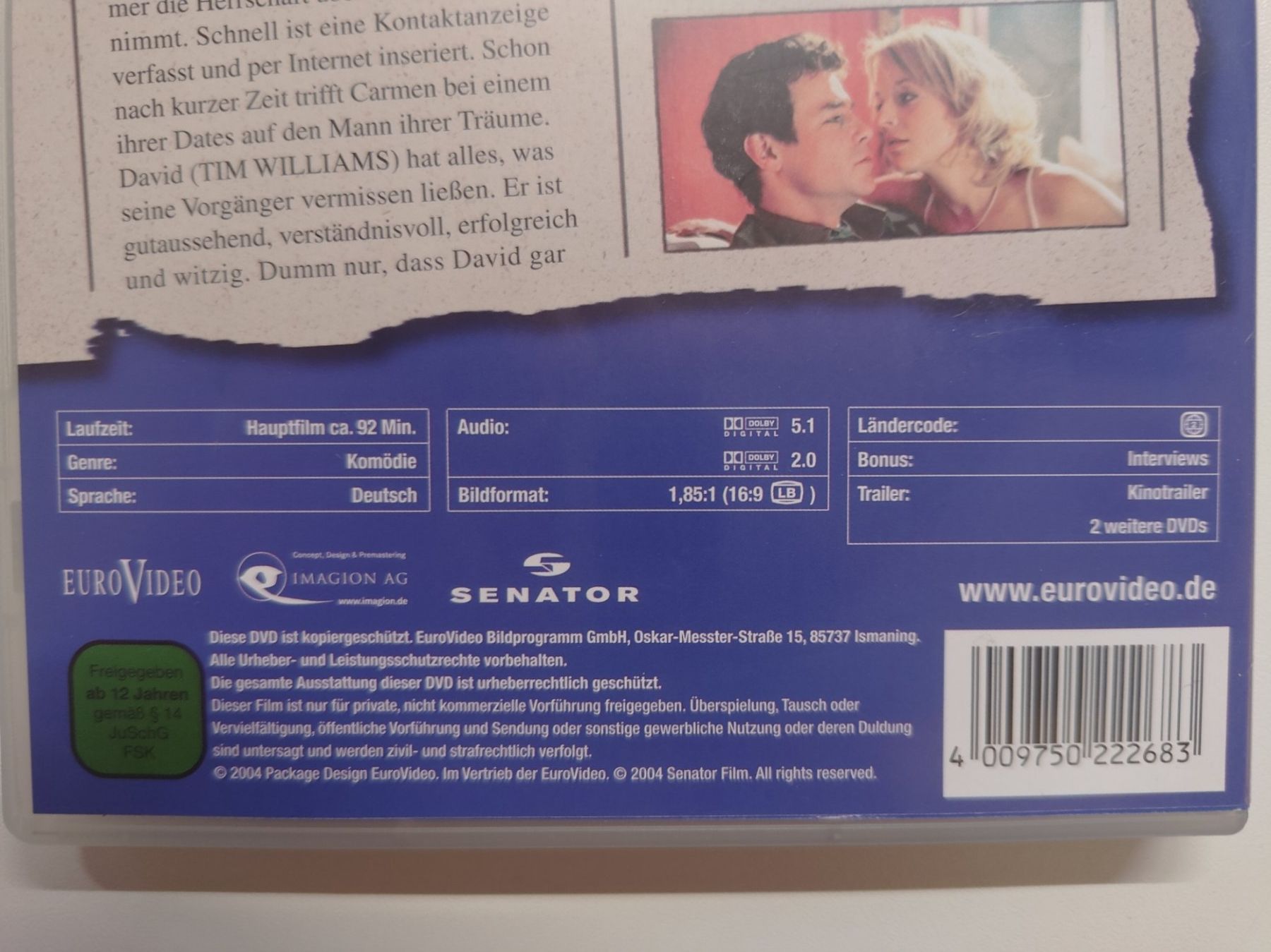 Tutti i DVDs: Suche impotenten Mann fürs Leben – Usato da Liestal venduto da Kratzilla 3