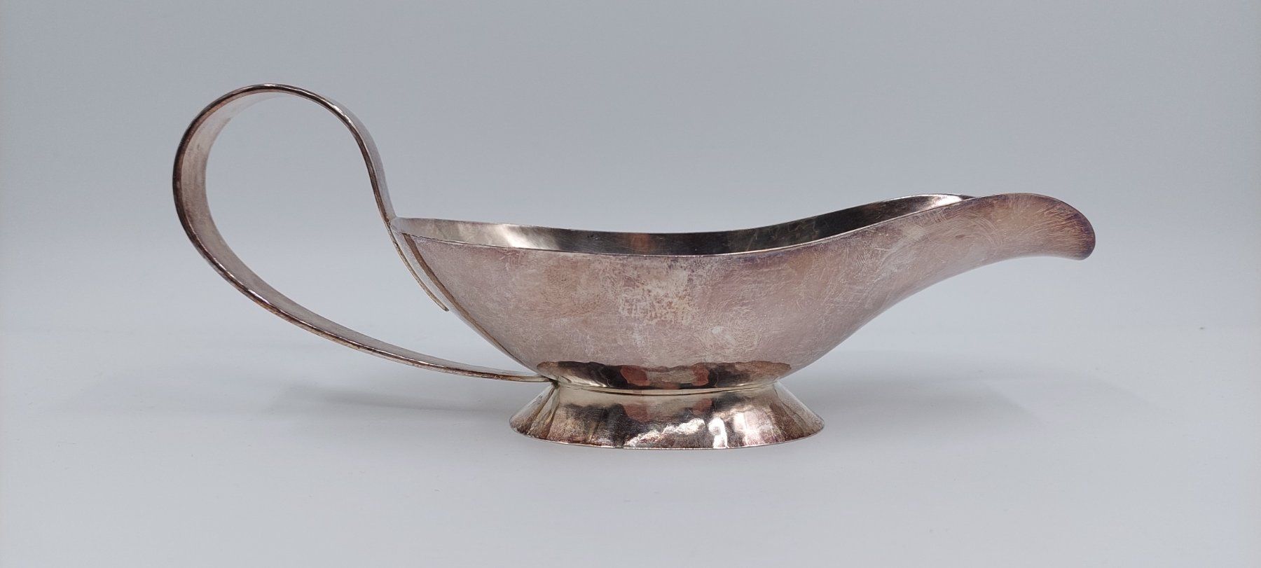 Ciotole: Grosse  elegante Sterling Silber Sauciere Baltensberger – Usato da Dielsdorf venduto da anabur