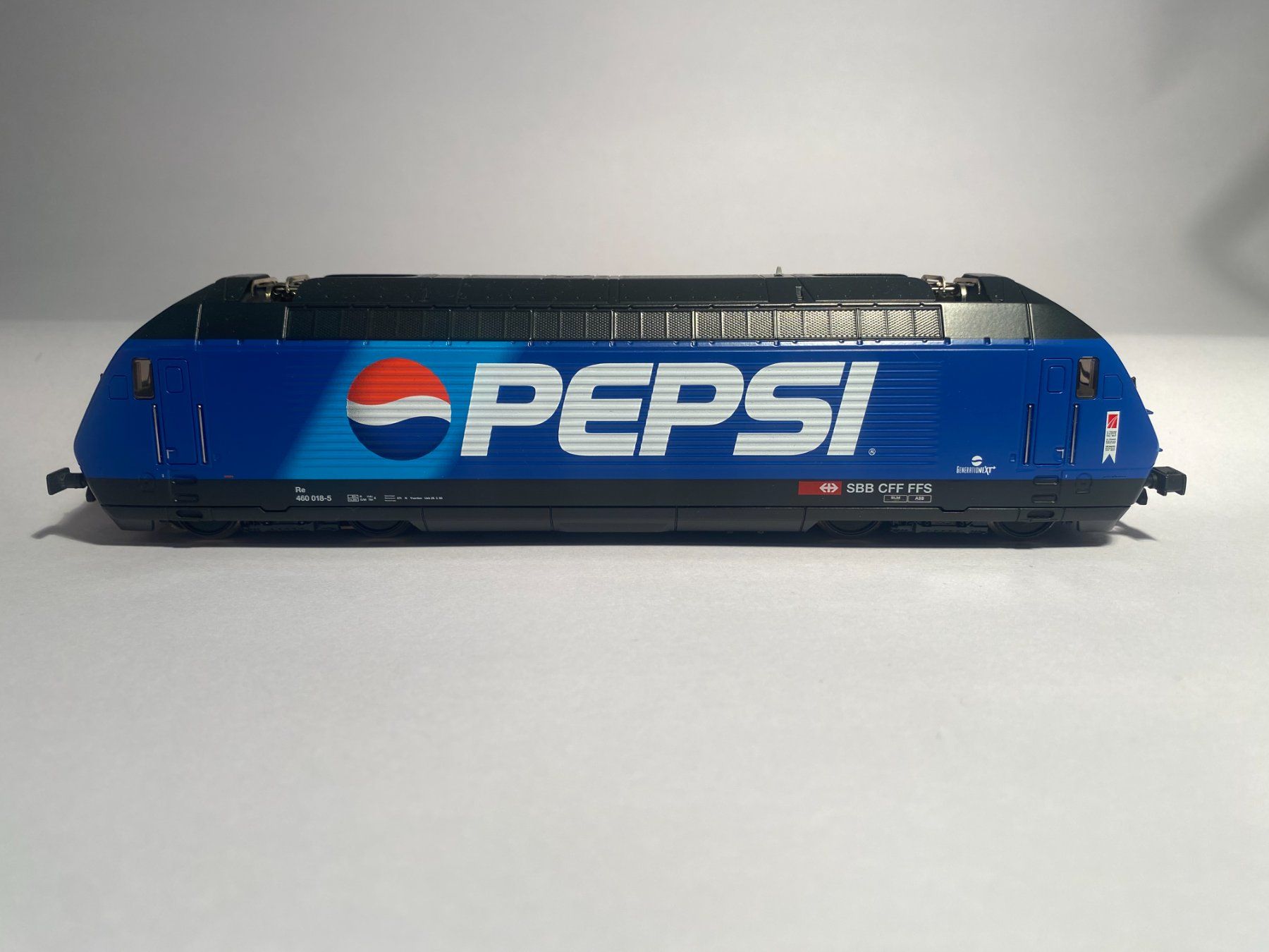 Hag Modelleisenbahnen: HAG E-Lok SBB RE460 PEPSI, AC Analog – Gebraucht aus Buchrain von Modellbahn11 3