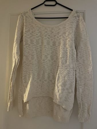 Pullover Boho mit Strick, S
