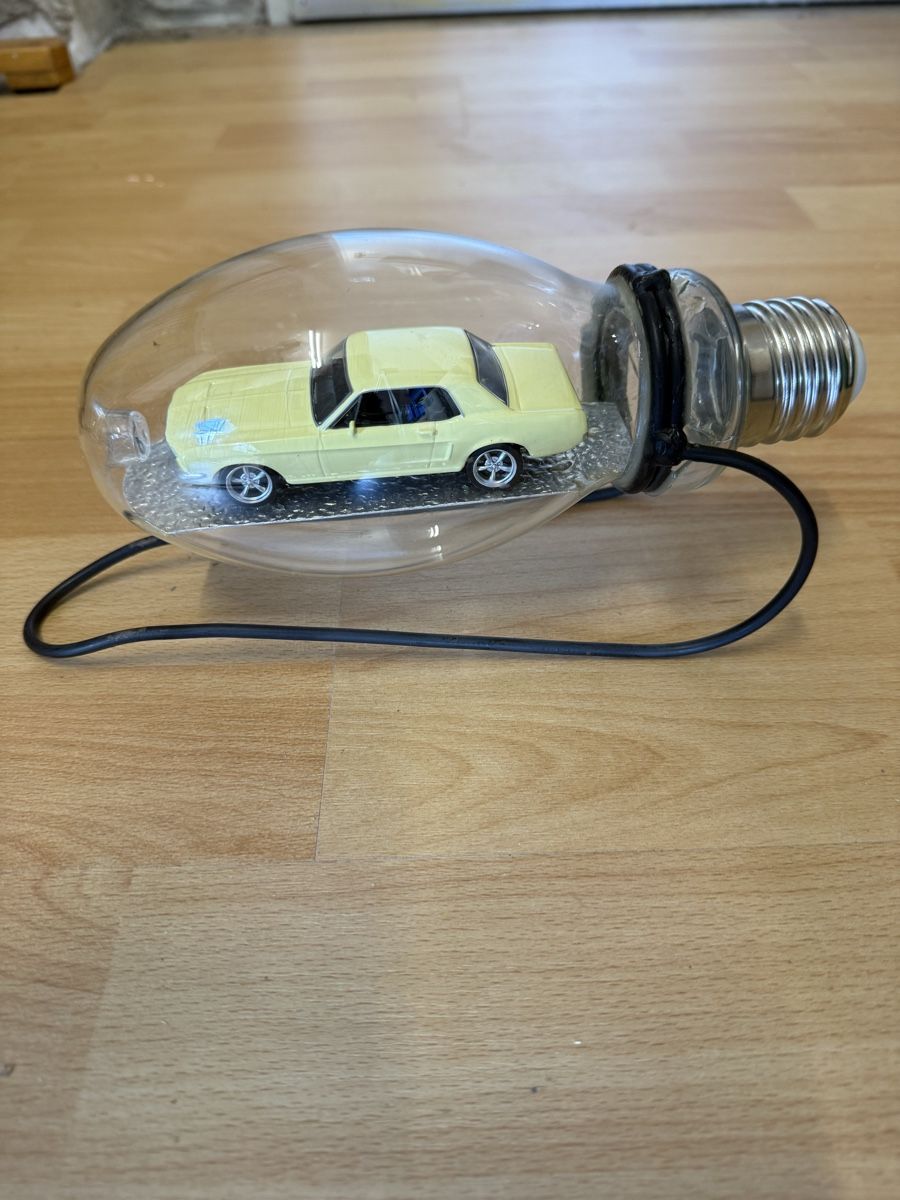 Alle Dekorationen: Glühlampe mit Mustang – Gebraucht aus Grenchen von Bastet007 1