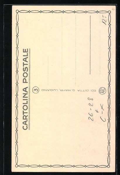 Cartoline postali: Lugano, Via Nassa, Lugano-Antica – Usato da Berlin venduto da bartko-reher 1
