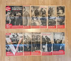 SCHWEIZER ILLUSTRIERTE Der zweite Weltkrieg WW2 Set, rar