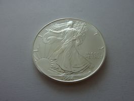 1 Unze - Silbermünze aus Amerika : Liberty, Eagle 1994, stgl