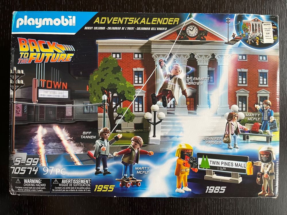 Calendrier De L'Avent Playmobil 70574 - Retour Vers Le Futur - Neuf Sous Blister