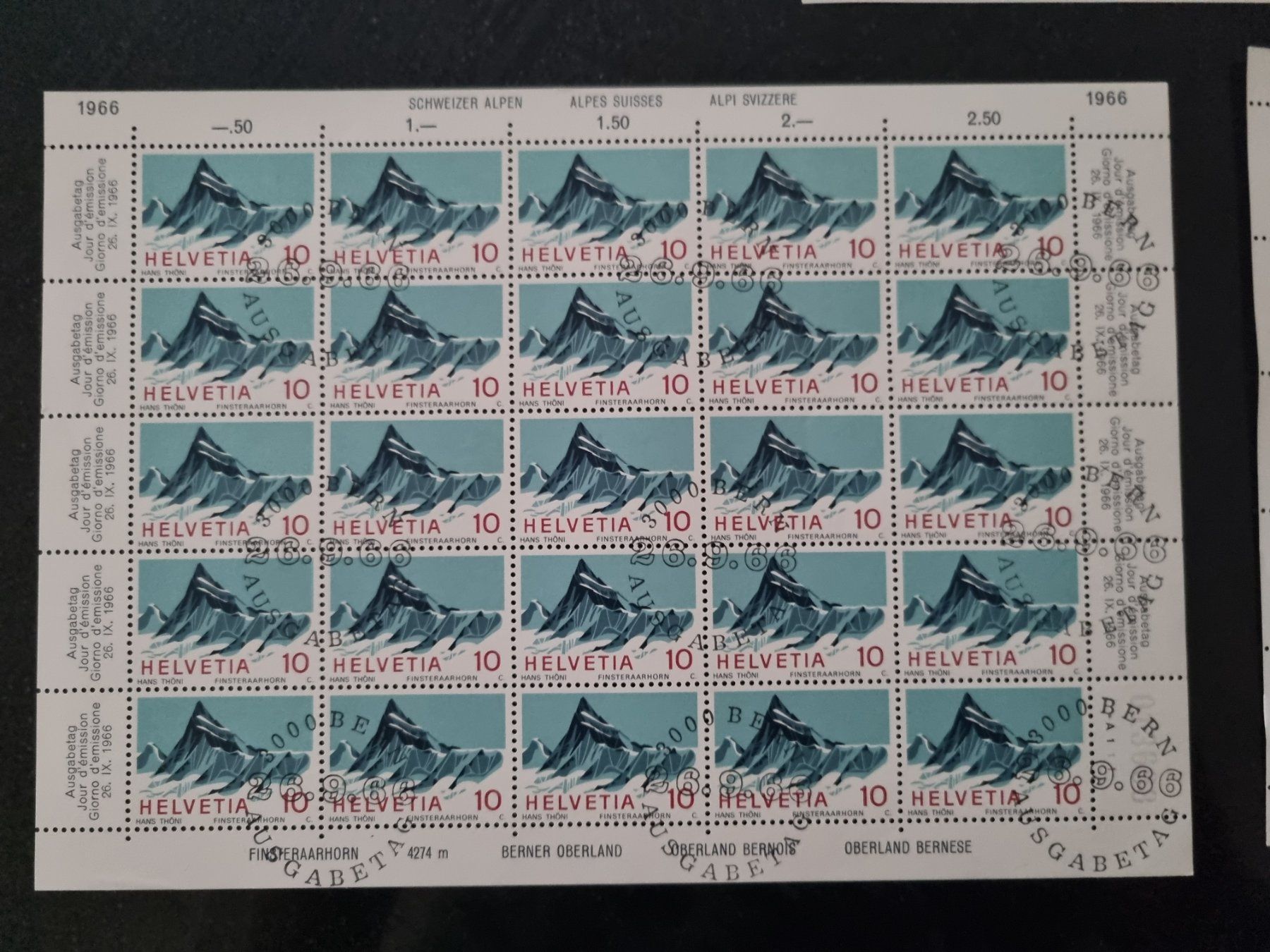 Tous les timbres: diverse CH  Bogen mit ET Stempel : KP 365.-- – D'occasion à Gümligen par Geniusbuy 7