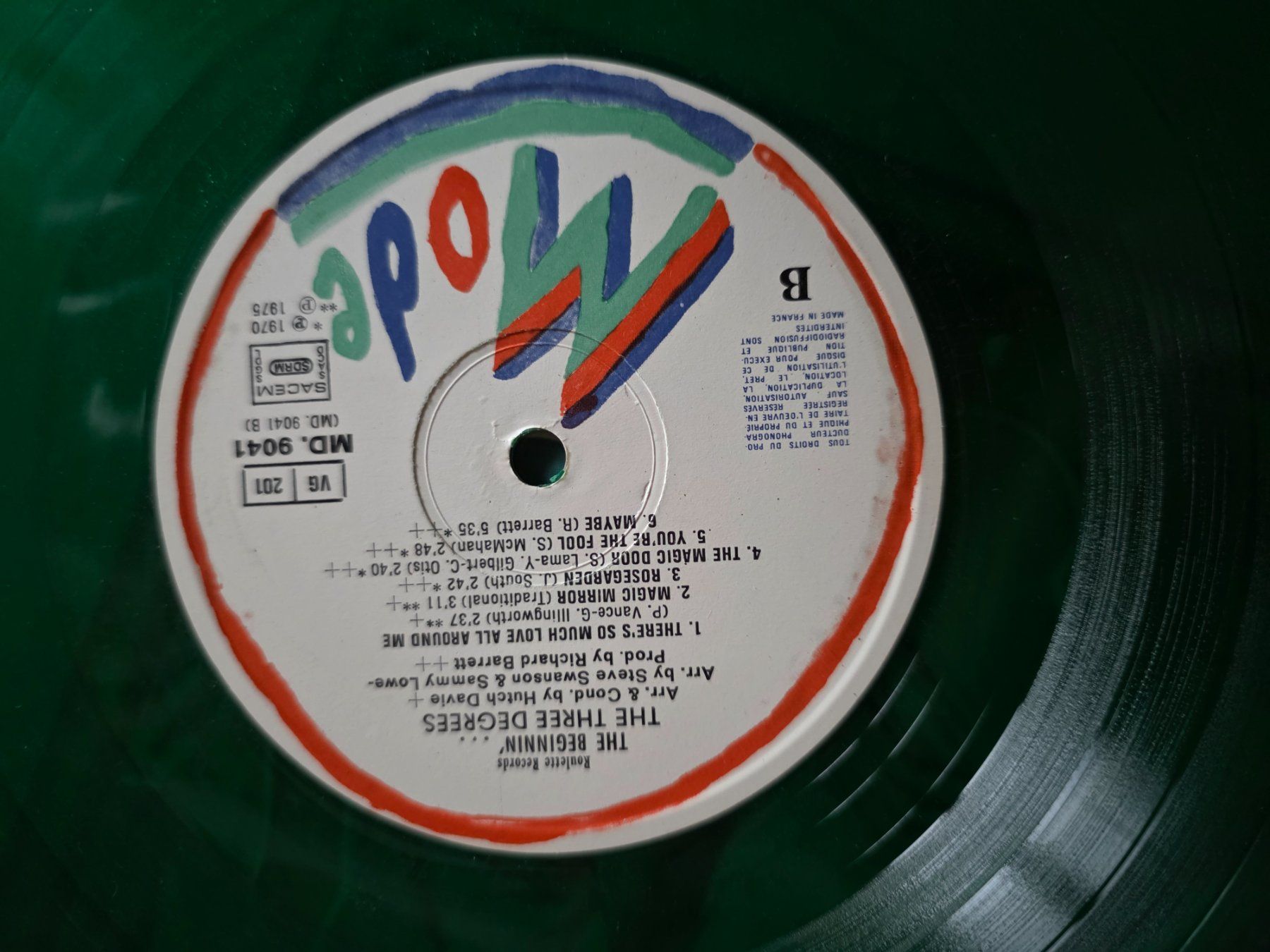 Dischi in vinile: LP - The Three Degrees - The Beginnin - 1975 - Grünes Vinyl – Usato da Walterswil BE venduto da Lonitti 4