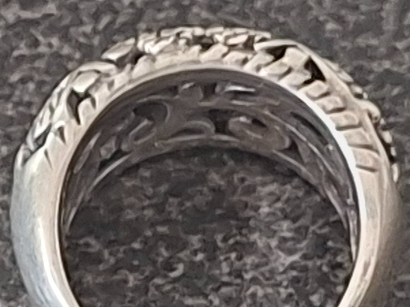 Ringe: Silberring 925  mit durchbrochnen Blumenmuster – Gebraucht aus Gattikon von jeansgli 2