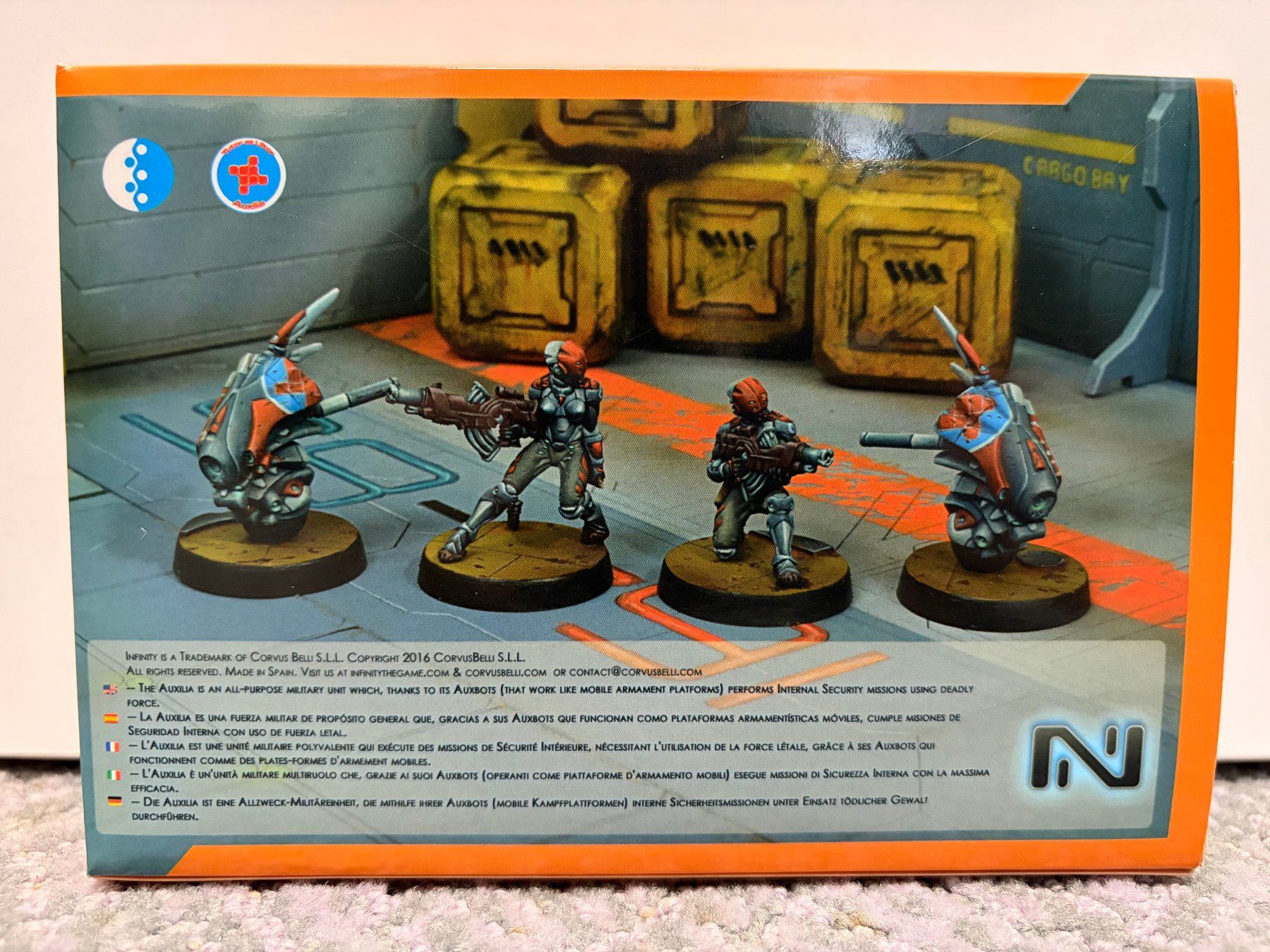 Kit di modellismo & Modellini statici: Infinity Panoceania Auxilia Miniaturen – Nuovo e nell'imballaggio originale da Buchs AG venduto da pebob 1