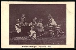 Spiez, Spielende Kinder in der Blindenan