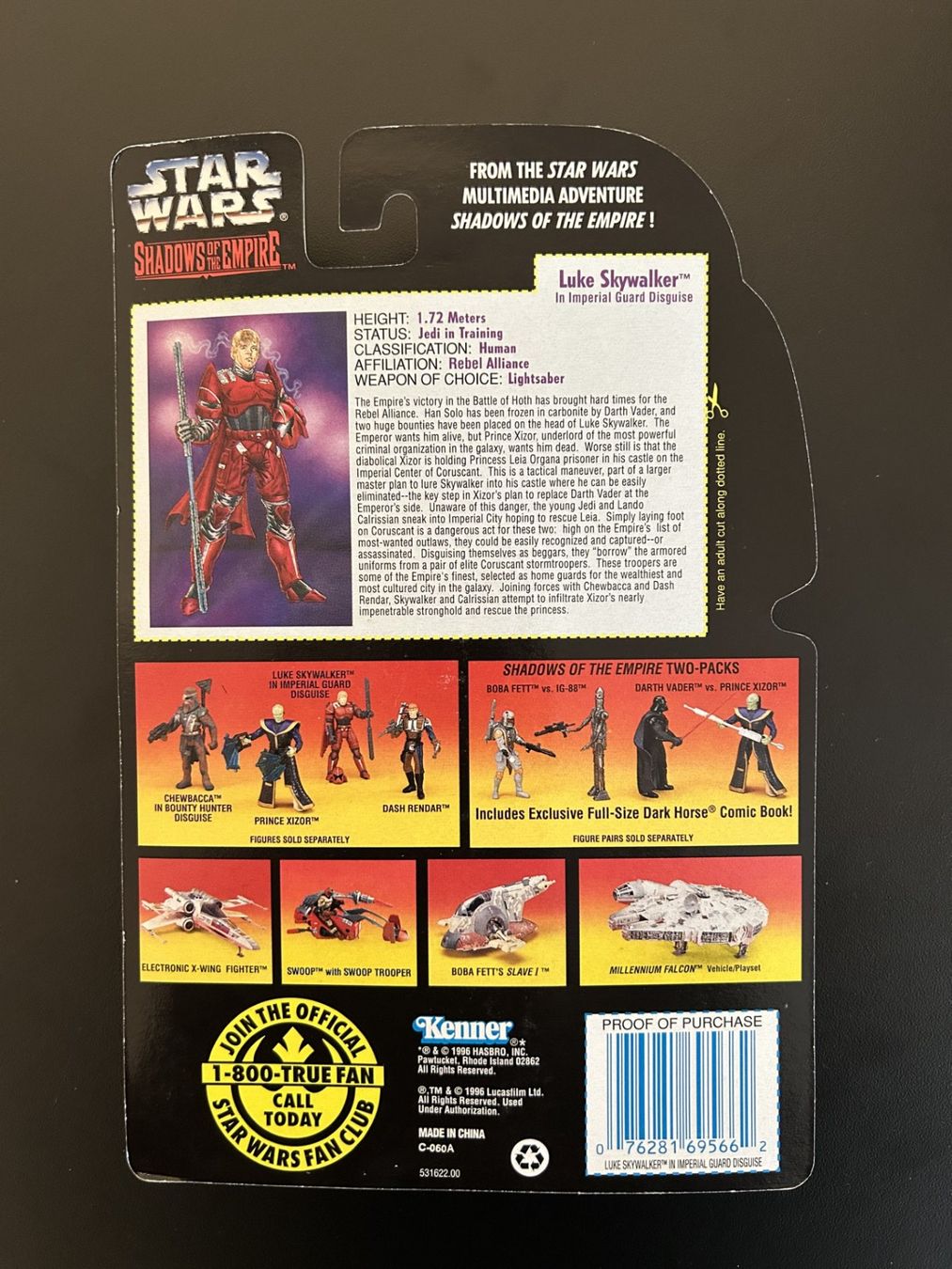 Star Wars Statuette: Star Wars - Luke Skywalker - Shadow Empire - Kenner - 1996 – Nuovo e nell'imballaggio originale da Kaltbrunn venduto da oli_sto 1