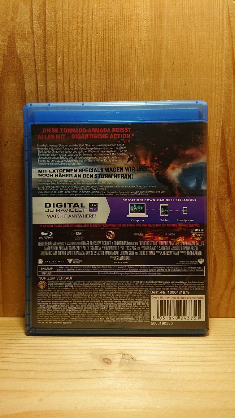 Tutti i DVDs: STORM HUNTERS Blu-Ray – Usato da Wilderswil venduto da Exebub 1