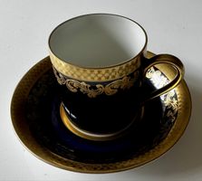 Mocca-, Teetasse kobalt, Manufaktur Reichenbach  