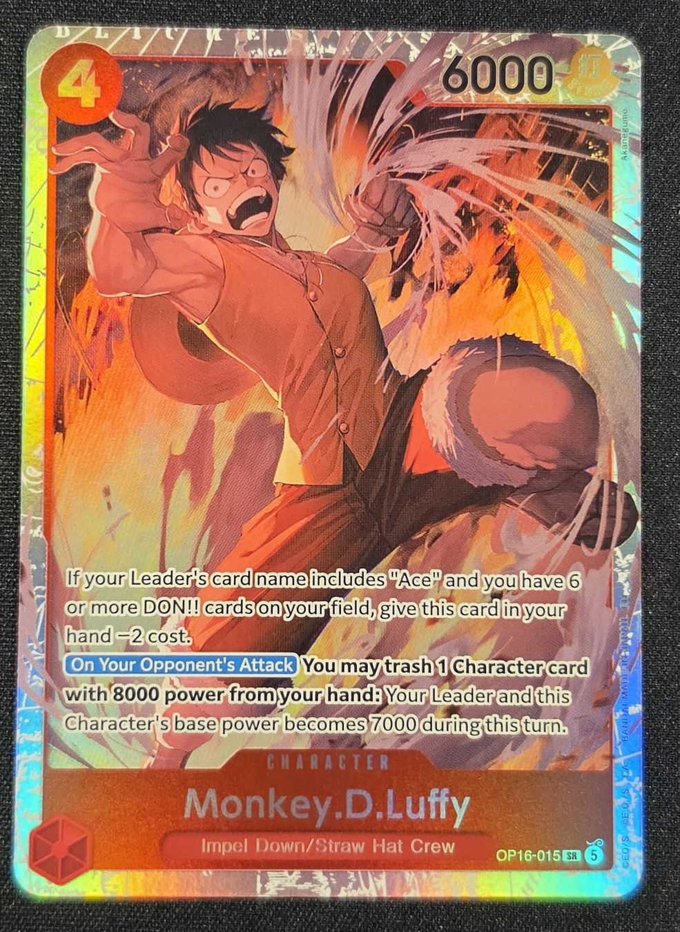 Bandai Sammelbilder & Trading cards: OP16-015 Monkey.D.Luffy SR - ONE PIECE CARD GAME – Neu (gemäss Beschreibung) aus Melano von emm_m2jq
