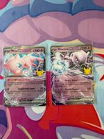 Pokémon Karten Mewtu EX und Mew EX 30 Jahre Jubiläum EN ab1