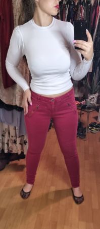 ESPRIT Skinny Jeans Damen Gr. 38/40 Beere Top Zustand