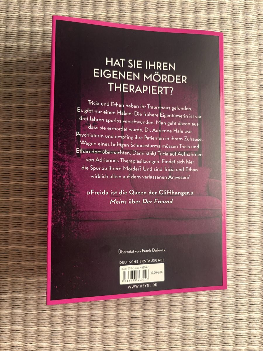 Bücher: Die Psychiaterin von Freida McFadden – Gebraucht aus Neuhausen von ann-kathrin9 1