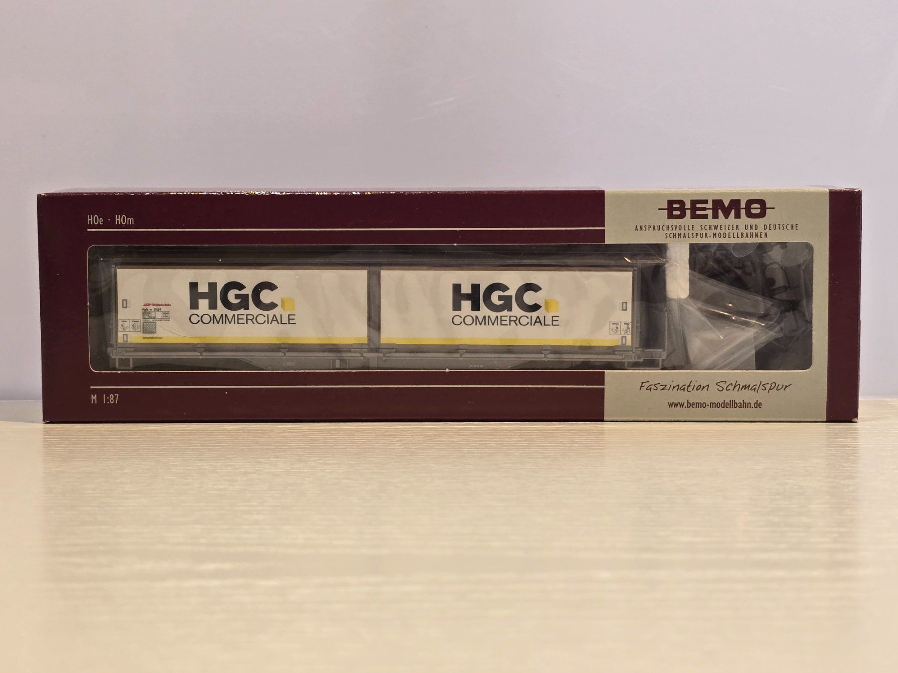 Bemo Modelleisenbahnen: Bemo, 2288144, RhB, Schiebewandwagen, HGC, Neu – Neu und originalverpackt aus Kloten von Nicola2