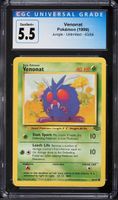 1999 Pokemon Jungle Venonat #63 CGC 5.5 EX+