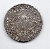 (1326) Frankreich, ½ Ecu aux Vomeax 1732