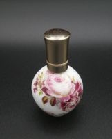 Nostalgischer Parfümzerstäuber "Jlona", Porzellan Motiv Rose