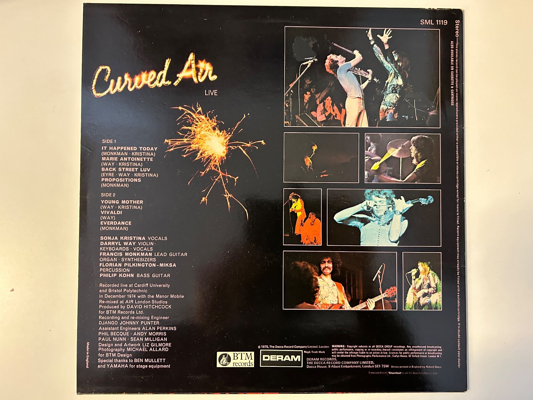 Schallplatten: Curved Air Live, Vinyl Schallplatte – Gebraucht aus Aesch BL von BlueMusicRecords 1